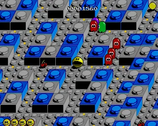 Backdrop artwork for Pac-Mania