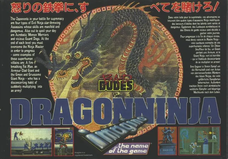 Bad Dudes box back