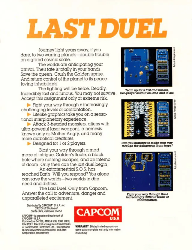 Last Duel box back