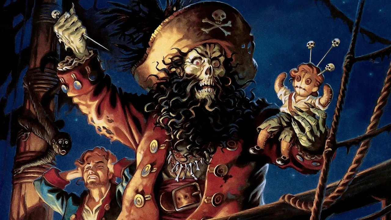 Backdrop artwork for Monkey Island 2: LeChuck's Revenge
