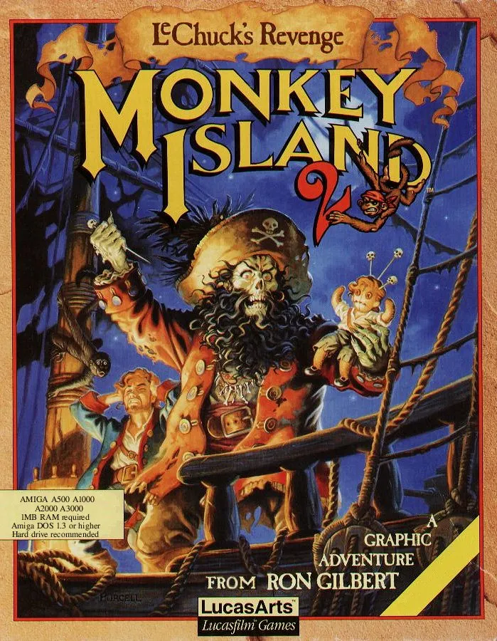 Monkey Island 2: LeChuck's Revenge box art