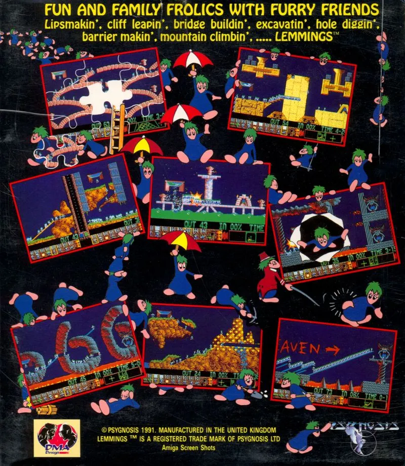Lemmings box back