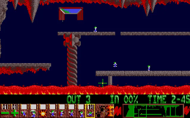 Lemmings screenshot