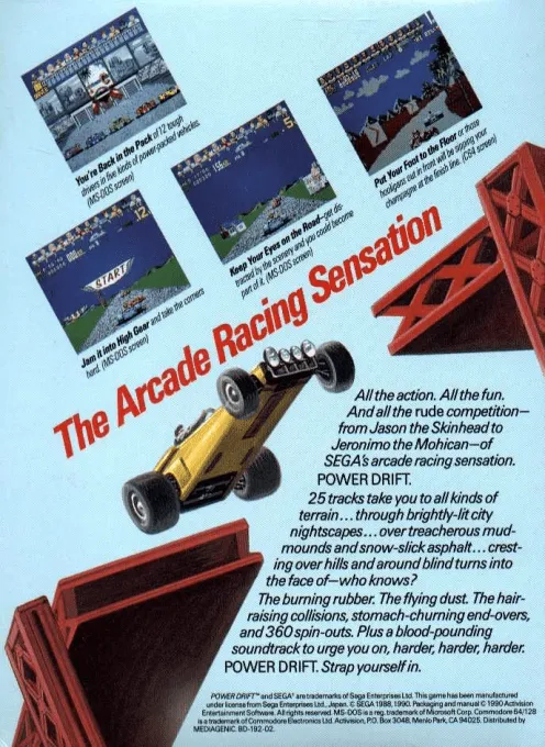 Power Drift box back