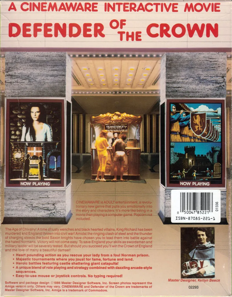 Defender of the Crown box back