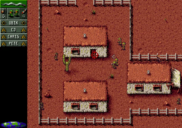 Backdrop artwork for Cannon Fodder