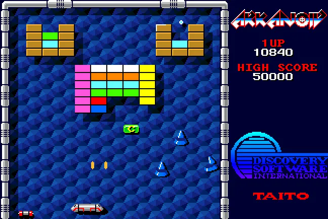 Backdrop artwork for Arkanoid