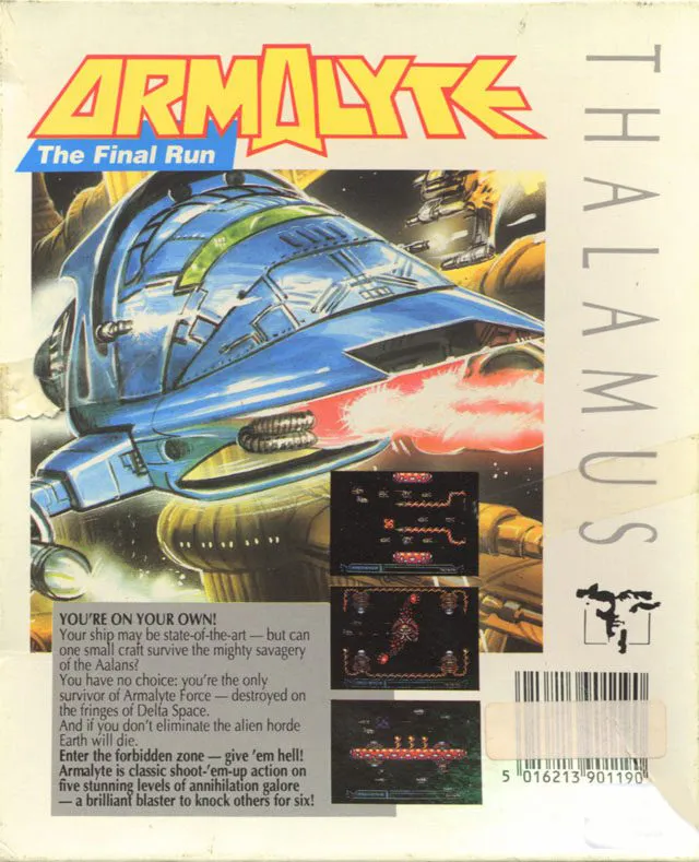 Armalyte: The Final Run box back