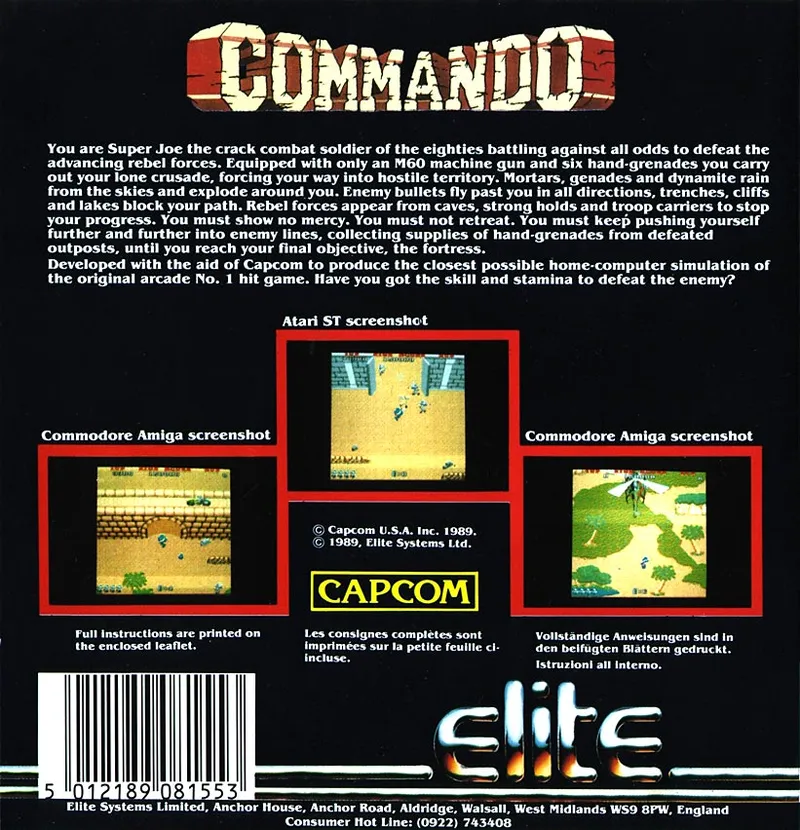 Commando box back
