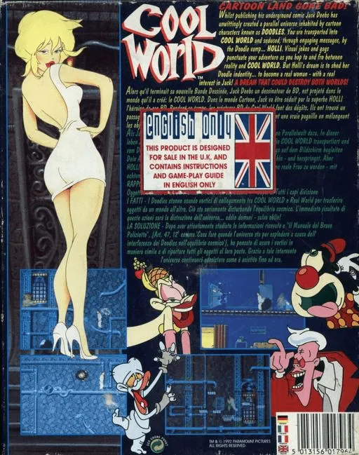 Cool World box back