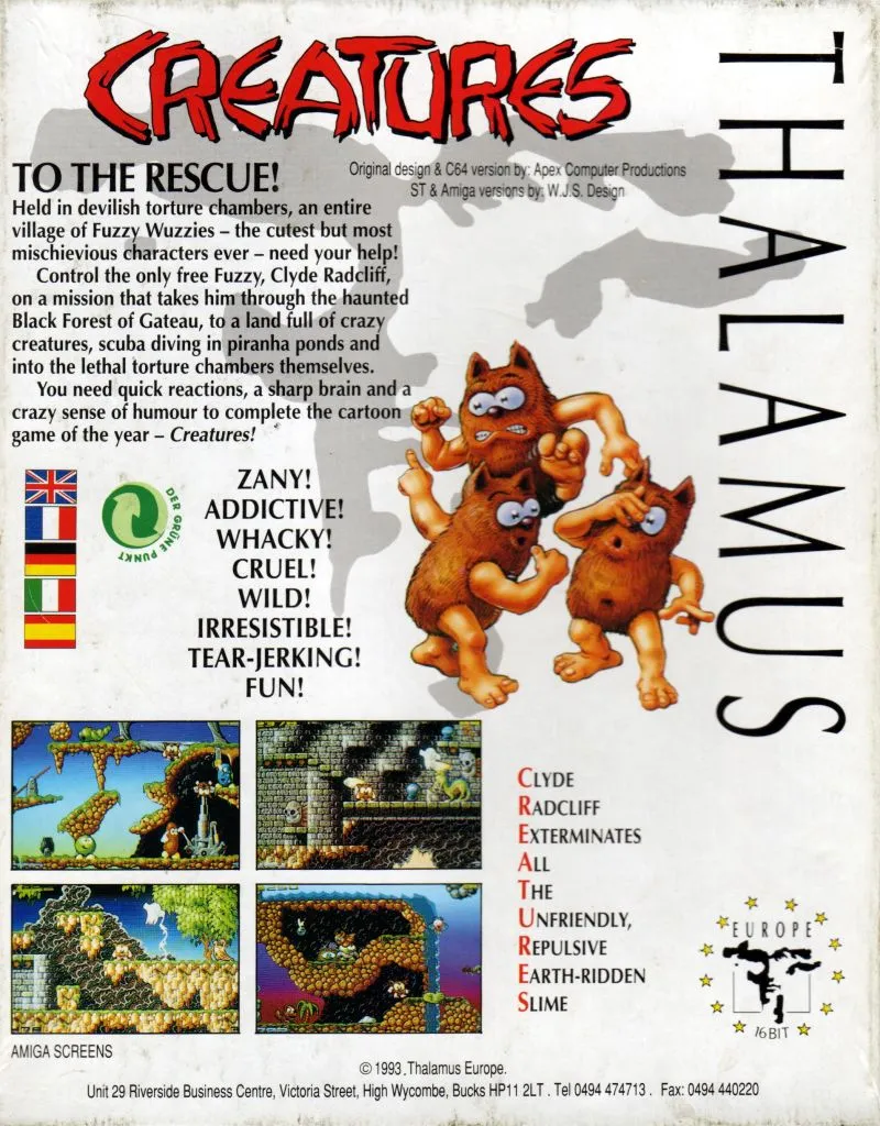 Creatures box back