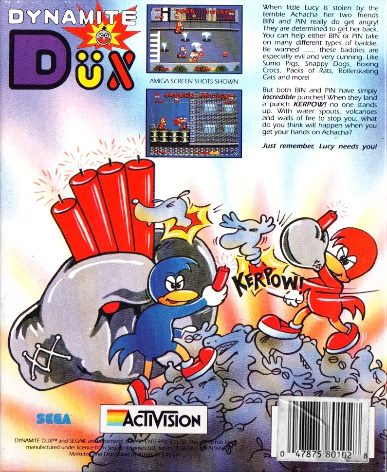Dynamite Dux box back