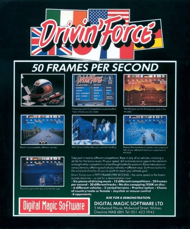 Drivin' Force box back