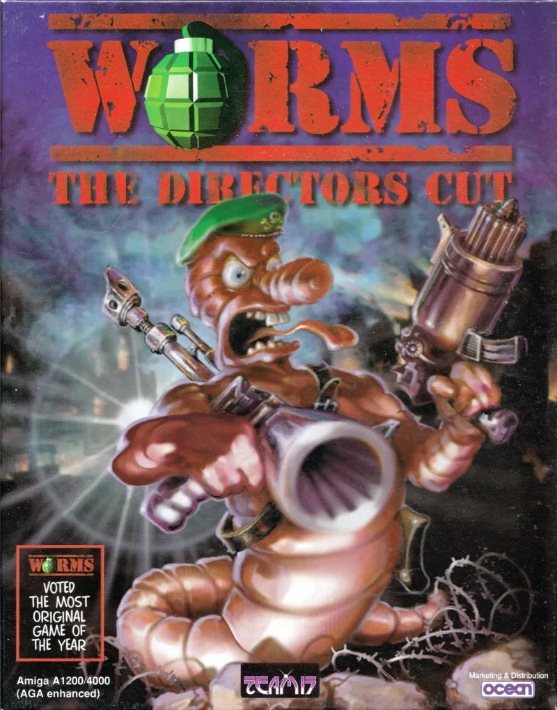 Worms: The Director's Cut box art