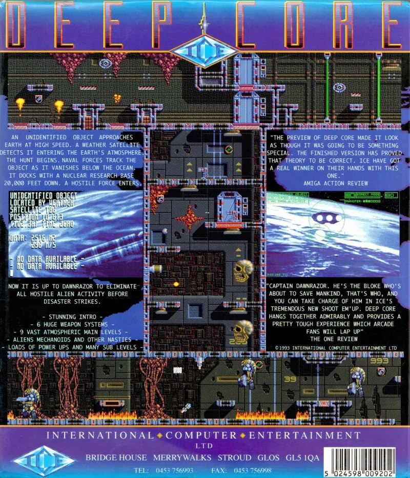 Deep Core box back