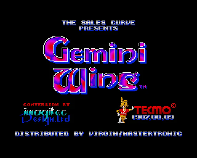 Gemini Wing screenshot