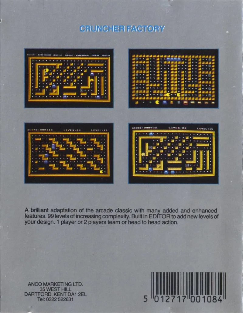 Cruncher Factory box back