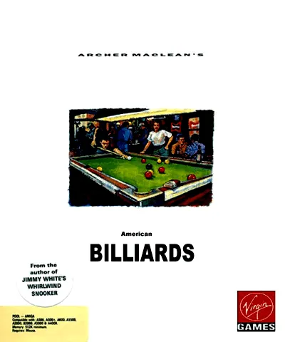 Archer MacLeans Billard Americain cover art for Commodore Amiga