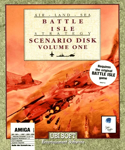 Battle Isle & Data Disks cover art for Commodore Amiga