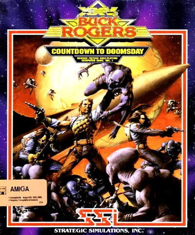 Backdrop artwork for Buck Rogers 25c Countdown To Doomsday