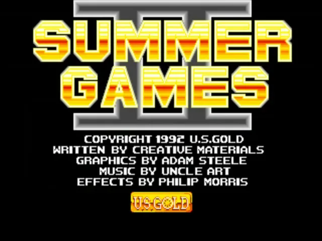 Summer Games II (Europe) (Compilation - Mega Sports) title screen