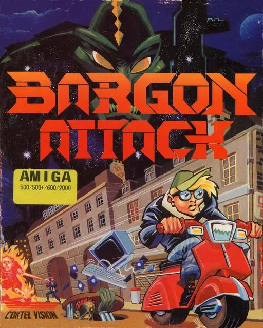 Bargon Attack (France) (Compilation - Kings of Adventure 1) cover art for Commodore Amiga