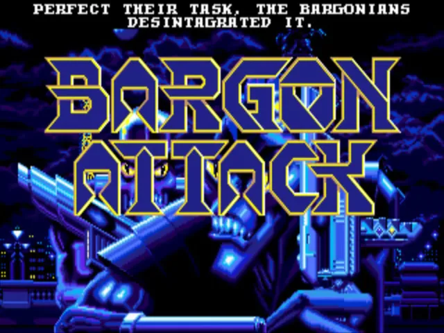 Bargon Attack (France) (Compilation - Kings of Adventure 1) title screen