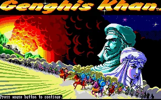 Genghis Khan title screen