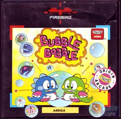 Bubble Bobble (Europe) (Budget - The Hit Squad) cover art for Commodore Amiga