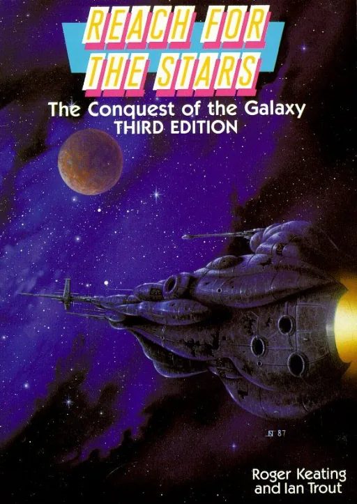 Reach for the Stars - The Conquest of the Galaxy cover art for Commodore Amiga