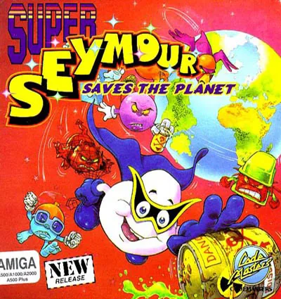 Backdrop artwork for Super Seymour Saves the Planet (Europe) (23.7.92)