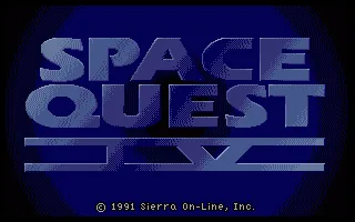Space Quest IV - Roger Wilco und die Zeitspringer title screen