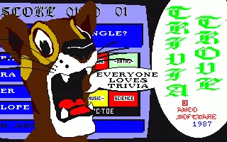 Trivia Trove title screen