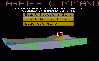 Carrier Command (Europe) (vA1.2 1988-08-19) title screen