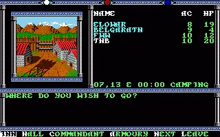 Advanced Dungeons & Dragons - Champions of Krynn - A DragonLance Fantasy Role-Playing Epic, Vol.I screenshot