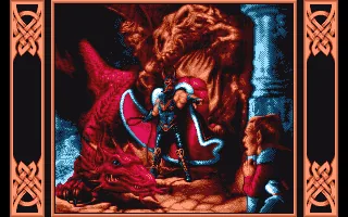 Advanced Dungeons & Dragons - Dragons of Flame - A DragonLance Action Game title screen