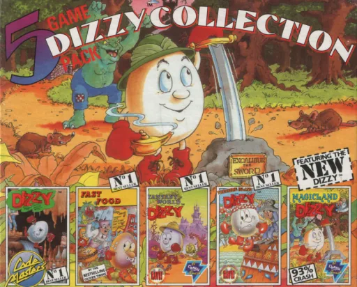 Dizzy Collection - 5 Game Pack cover art for Commodore Amiga