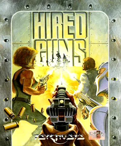 Hired Guns (Europe) (En,Fr,De,Es,It) (v1.08.39.25) (OCS, ECS) cover art for Commodore Amiga
