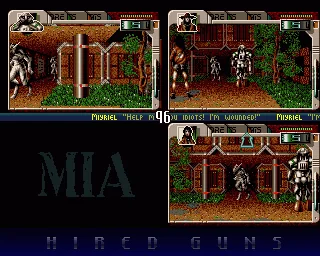 Hired Guns (Europe) (En,Fr,De,Es,It) (v1.08.39.25) (OCS, ECS) screenshot