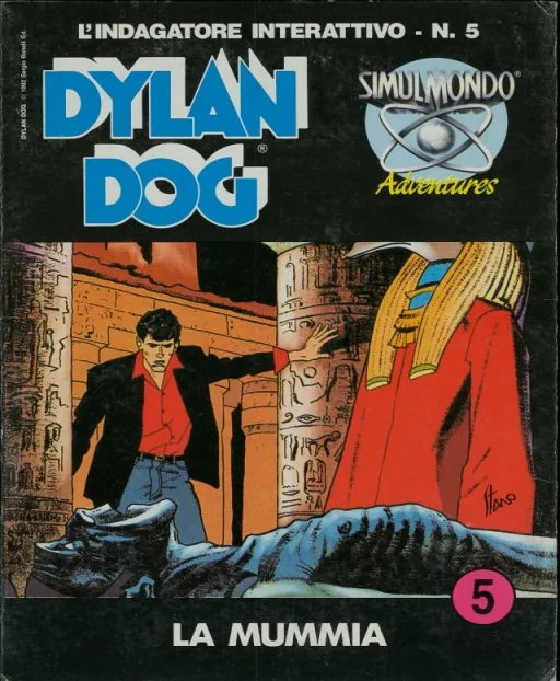 Dylan Dog 5 - La Mummia cover art for Commodore Amiga