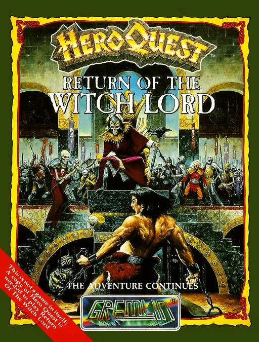 HeroQuest - Return of the Witch Lord (Europe) (Addon) cover art for Commodore Amiga