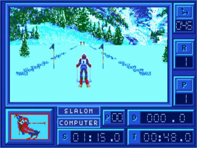 Super Ski (Europe) (Amiga 500 Bundle - Starter Kit) screenshot