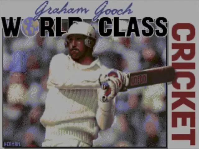 Graham Gooch World Class Cricket title screen