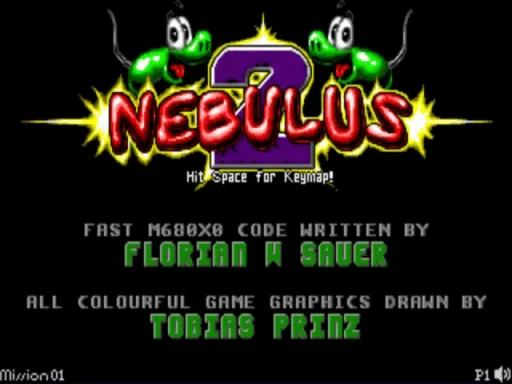 Backdrop artwork for Zynaps + Nebulus (Europe) (Compilation - Premier Collection)