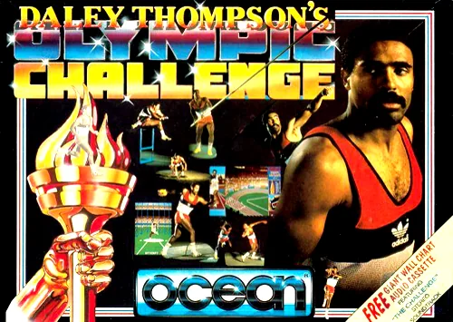 Daley Thompson's Olympic Challenge (Europe) (Budget - The Hit Squad) cover art for Commodore Amiga