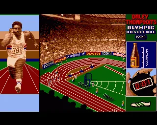 Daley Thompson's Olympic Challenge (Europe) (Budget - The Hit Squad) screenshot