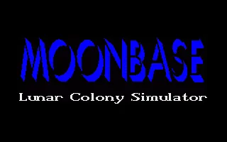 Moonbase - Lunar Colony Simulator title screen