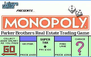 Deluxe Monopoly (Europe) (Compilation - Board Genius) title screen