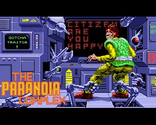 The Paranoia Complex title screen