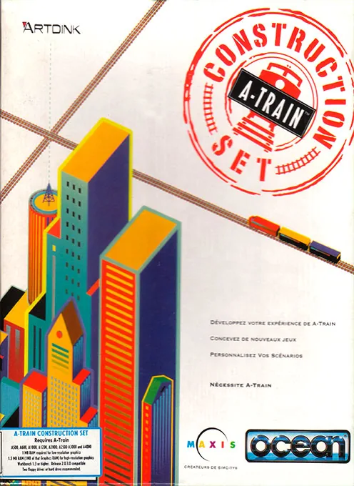 A-Train Construction Set (Europe) (v1.00) (Compilation - Classics - A-Train) cover art for Commodore Amiga